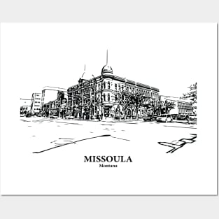 Missoula - Montana Posters and Art